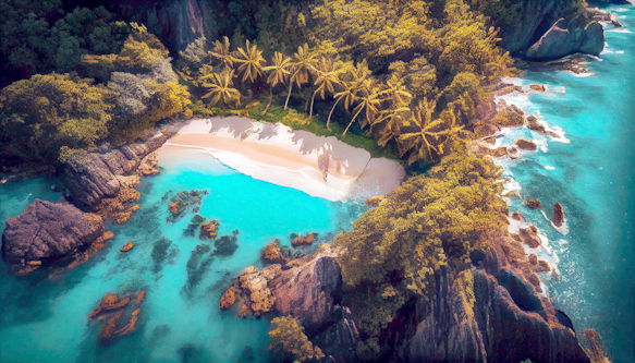 beach at Upolu Island - Samoa